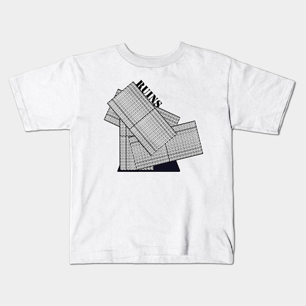 Ruins Kids T-Shirt by momomoma